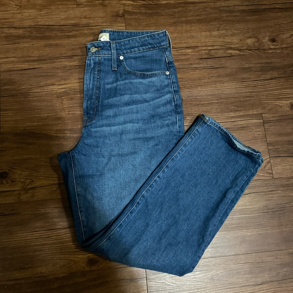 Madewell curvy perfect vintage straight jeans mayfield wash size 31